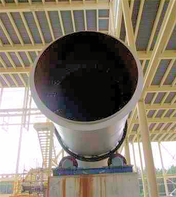 Unused Feeco 9' Dia. X 60' L Rotary Drum Dryer