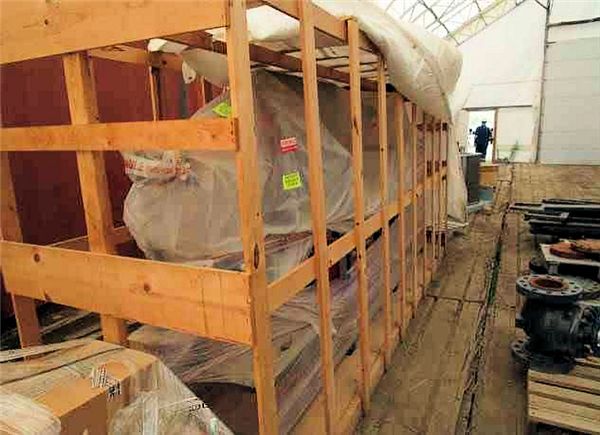 Unused Feeco 9' Dia. X 60' L Rotary Drum Dryer