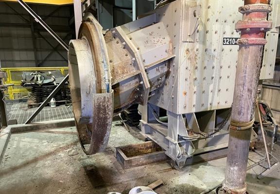 Ffe Minerals 4.0m X 7.4m (13' X 24') Vecor Rotary Scrubber, 600 Kw)