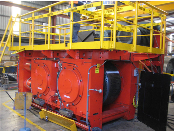 Refurbished OUTOTEC Pilot HPGR, 1200mm x 500mm
