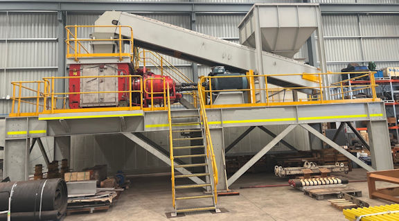 Refurbished Outotec Pilot Hpgr, 1200mm X 500mm)