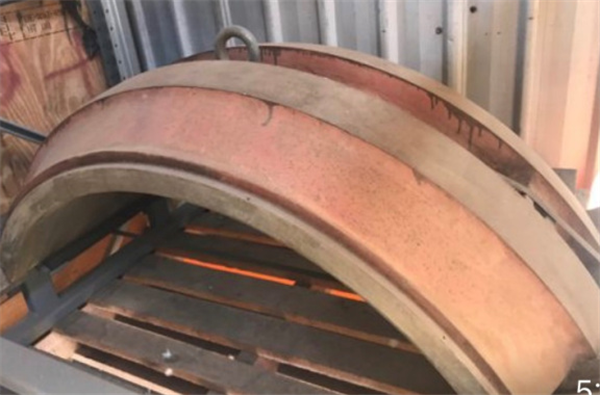 UNUSED Set of (2) 22" x 44" White Metal Bearing for Allis Chalmers Ball Mill