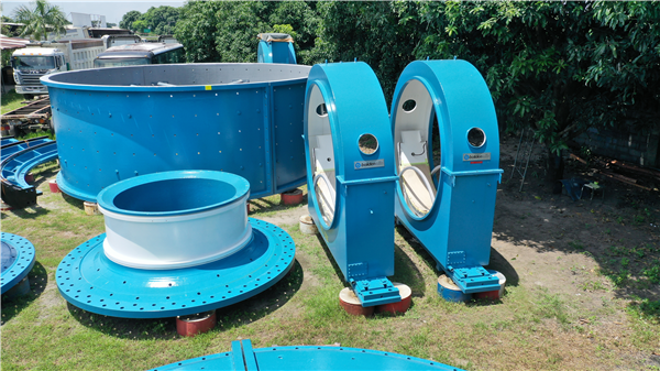 BOLIDEN - ALLIS CHALMERS 7.3m x 2.74m (24' x 9') SAG Mill with 3000 HP (2,237 kW) Motor 