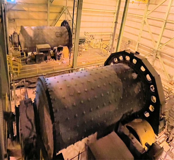 Metso 12' X 21' (3.7m X 6.4m) Ball Mill, 1600 Hp)