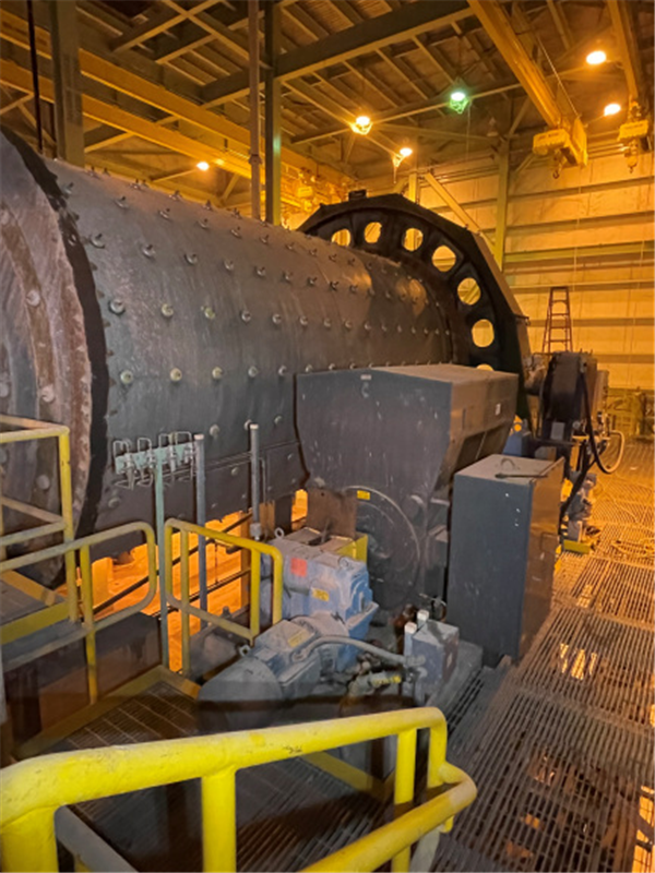 Metso 12' X 21' (3.7m X 6.4m) Ball Mill, 1600 Hp)