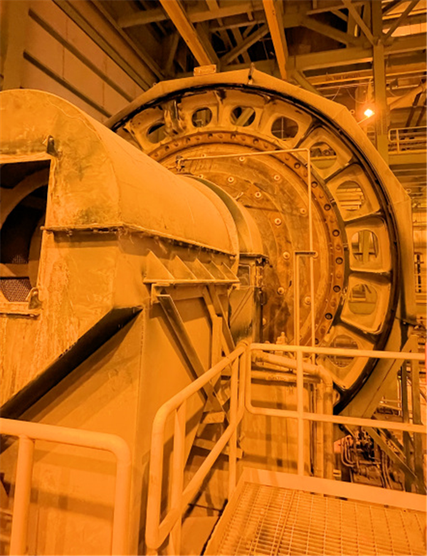 Metso 12' X 21' (3.7m X 6.4m) Ball Mill, 1600 Hp)