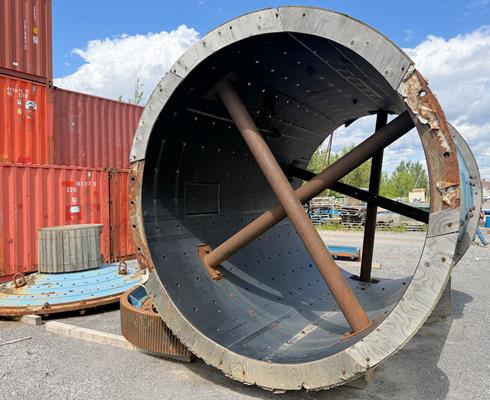 Allis Chalmers (metso) 9' X 12' (2.74m X 3.66m) Regrind Ball Mill With 500 Hp (368 Kw) Motor 60 Hz)