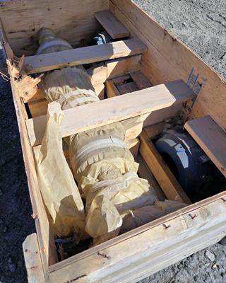 Allis Chalmers 9' X 12' Regrind Ball Mill With 500 Hp Motor)