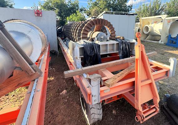 Unused Metso-outotec Higmill 1600/9000f With 1600 Kw Motor And 9000l Grinding Chamber Capacity)