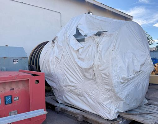 Unused Metso-outotec Higmill 1600/9000f With 1600 Kw Motor And 9000l Grinding Chamber Capacity)