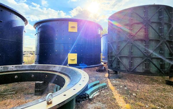 Unused Flsmidth 36' X 17' (11m X 5m) Sag Mill With 13,500 Kw (18,355 Hp) Abb Wrap Around Drive 60 Hz)