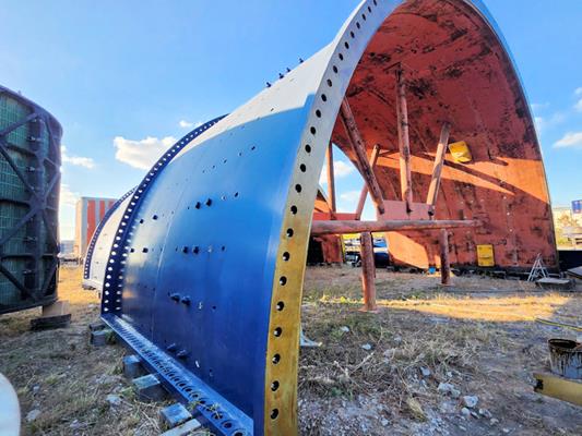 Unused Flsmidth 36' X 17' (11m X 5m) Sag Mill With 13,500 Kw (18,355 Hp) Abb Wrap Around Drive 60 Hz)