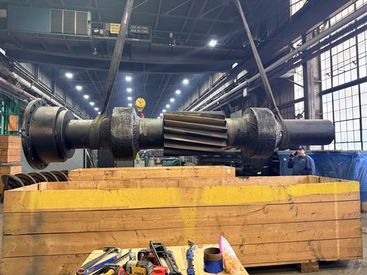 2 Units - Unused Flsmidth 22' X 36.5' (6.7m X 11m) Ball Mills With Dual 5,075 Kw (6,806 Hp) Motor Drives For A Total Of 10,150 Kw (13,6611 Hp))