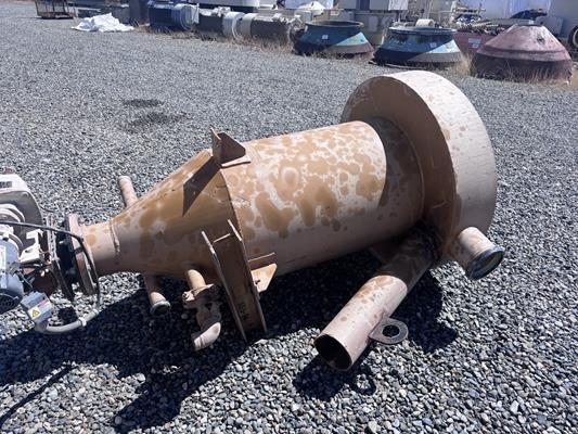 Kca/dinco Slag Holding Tank/feeder With 1/2 Hp Motor And Nord Gear Reducer)