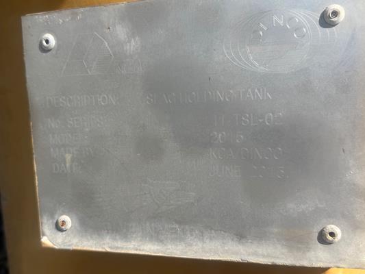 Kca/dinco Slag Holding Tank/feeder With 1/2 Hp Motor And Nord Gear Reducer)