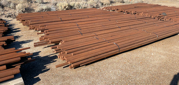 Lot Of Steel Rods & Liners For 13'6" X 20' Rod Mill)