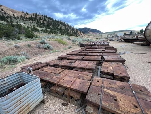 Lot Of Steel Rods & Liners For 13'6" X 20' Rod Mill)
