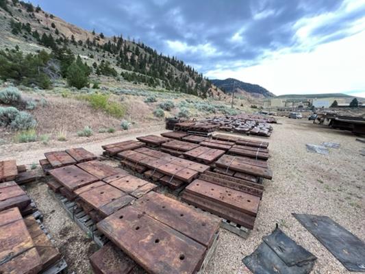 Lot Of Steel Rods & Liners For 13'6" X 20' Rod Mill)