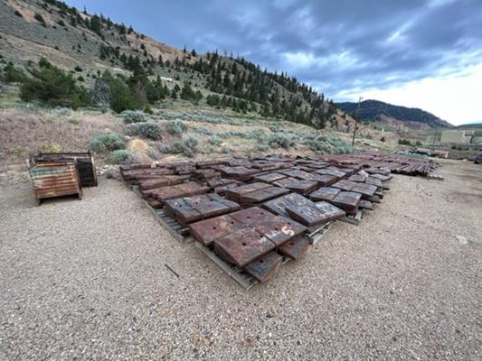 Lot Of Steel Rods & Liners For 13'6" X 20' Rod Mill)