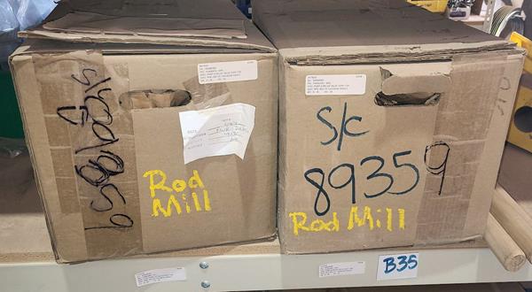 Marcy 6' X 12' (1.8m X 3.7m) Rod Mill)