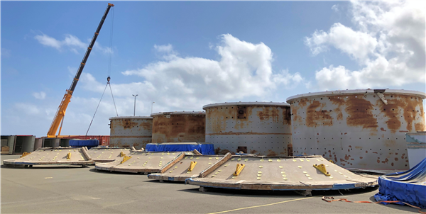 2 Units - Unused Flsmidth 27' X 46' (8.2m X 14m) Ball Mills With 20.5 Mw (20500 Kw) Gmd Motors)