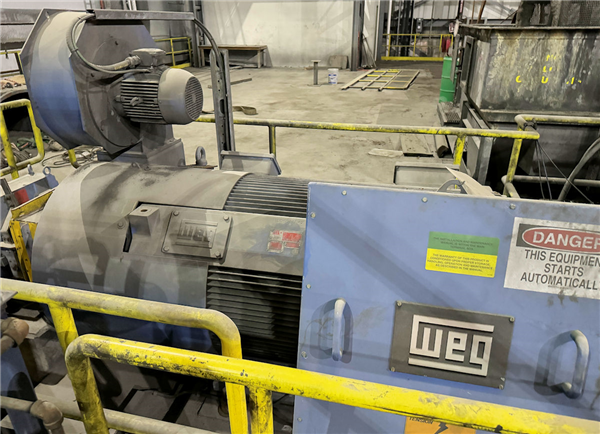 Metso 11'6" W X 22' L Ball Mill, 1100 Kw (1475 Hp))