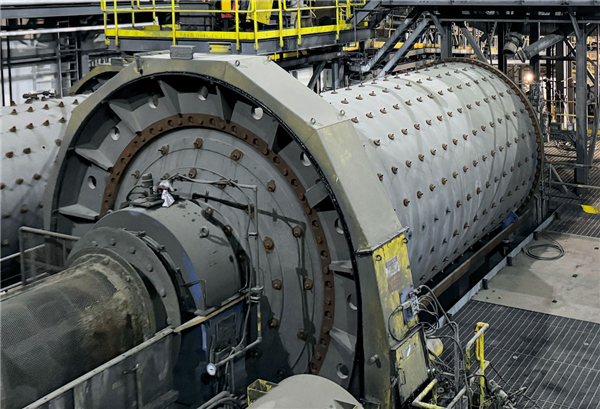 METSO 11'6" W x 22' L Ball Mill, 1100 kW (1475 HP)