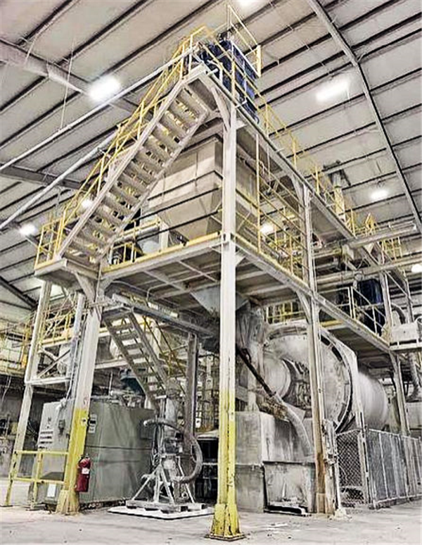 Anivi 8' X 15' Ball Mill System With Air Classifier And Dust Collection)