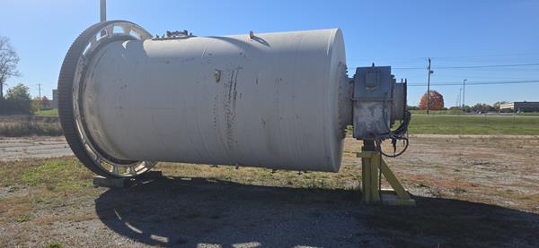 ANIVI 8' x 15' Ball Mill System with Air Classifier and Dust Collection