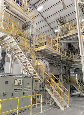 Anivi 8' X 15' Ball Mill System With Air Classifier And Dust Collection)