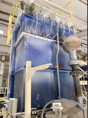 Anivi 8' X 15' Ball Mill System With Air Classifier And Dust Collection)