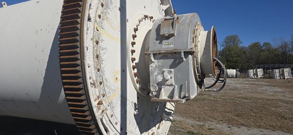 Anivi 8' X 15' Ball Mill System With Air Classifier And Dust Collection)