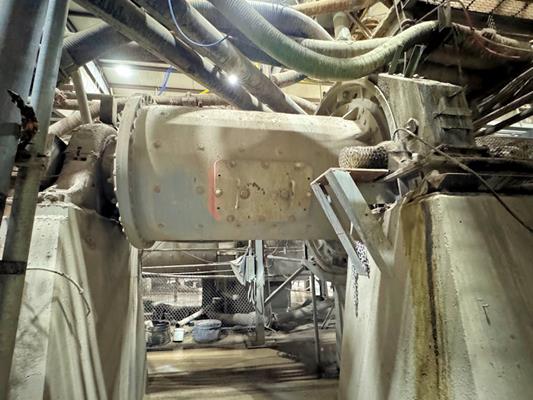 HARDINGE 5' x 8' Ball Mill 100 HP Motor 60 HZ