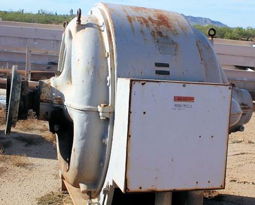 Allis Chalmers 6' Dia X 12' L Rod Mill, 250 Hp)