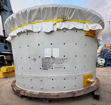 Unused Flsmidth 17' Dia. X 29.5' L Ball Mill, 4000 Kw (5364 Hp))