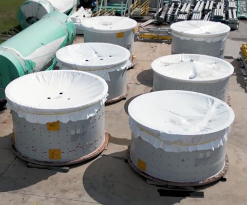 Unused Flsmidth 17' Dia. X 29' L Ball Mill, 4000 Kw (5364 Hp))