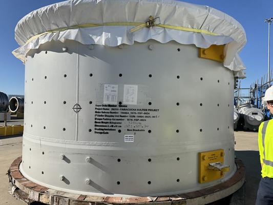 Unused Flsmidth 17' Dia. X 29.5' L Ball Mill, 4000 Kw (5364 Hp))