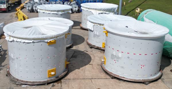 Unused Flsmidth 15' Diameter X 23'6" Long Ball Mill, 2300 Kw (3084 Hp))