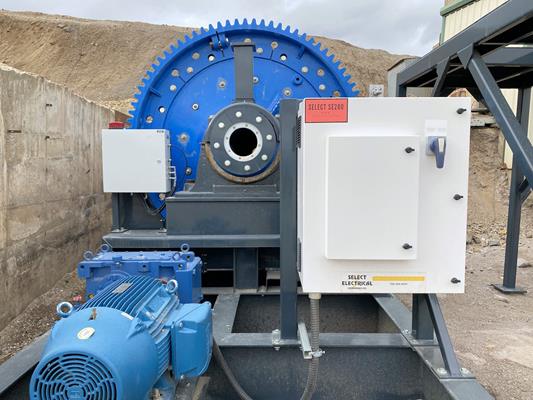 Rebuilt Allis Chalmers 5' X 7' (1.5m X 2m) Ball Mill, 100 Hp)