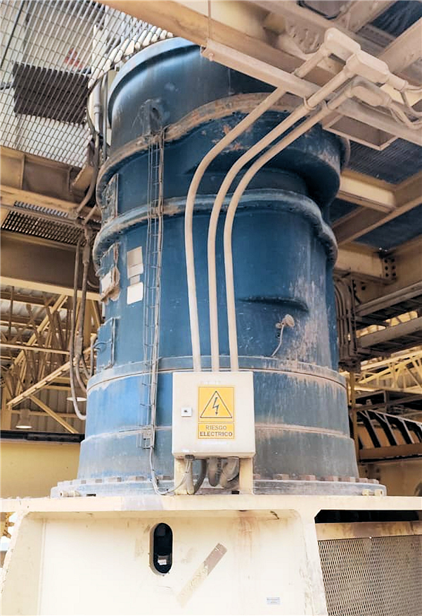 Used Metso Vtm-1500-wb Vertimill With 1500 Hp Motor