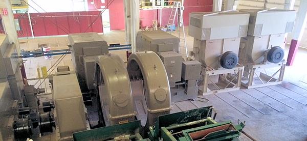 Hardinge-koppers 32' X 12' (9.8m X 3.7m) Egl Sag Mill, 6,800 Hp Dual Drive (2 X 2,550 Kw))