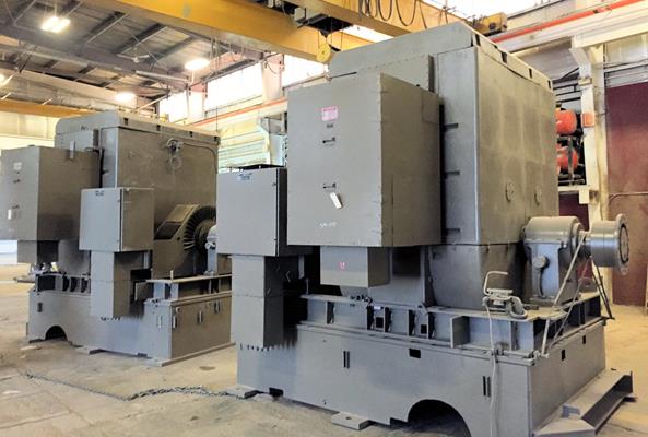 Hardinge-koppers 32' X 12' (9.8m X 3.7m) Egl Sag Mill, 6,800 Hp Dual Drive (2 X 2,550 Kw))