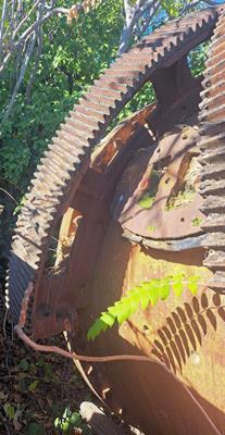 Marcy 8' X 6' (2.4m X 1.8m) Ball Mill, Wet Grind, Rubber Liners, No Motor)