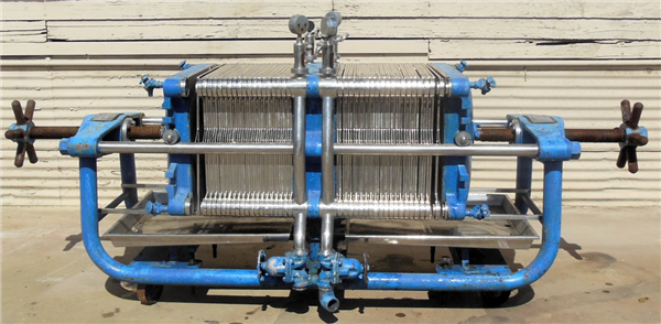 John C. Carlson Ltd Plate & Frame Filter Press With 36 Ss Plates)