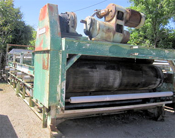 EIMCO Horizontal Vacuum Belt Filter, 8' x 24', 189 sq. ft., 25 HP Varispeed Drive