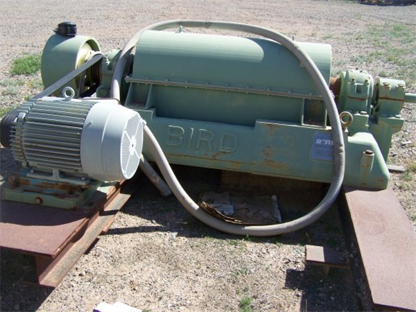 Bird Model Lb1-73x2 Centrifuge With 40 Hp Motor)