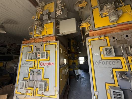 6 Units - Outotec Model Htp(25)231-150 High Tension Electrostatic Separators)