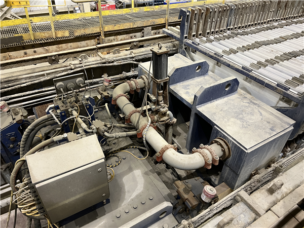 2 Units - Flsmidth Model M2020fbm Flotation Processed Ore Filter Press