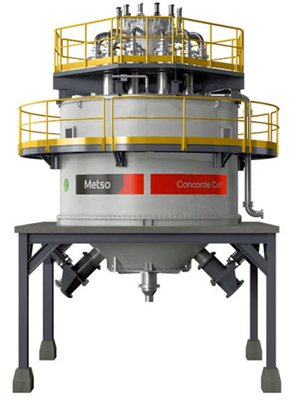 Flotation Rotor Metso Unused Metso-outotec Blast Tube Concorde Cell With Flotation Tank