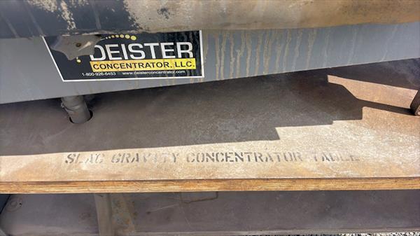 Deister Model 15-s Concentrating Table)